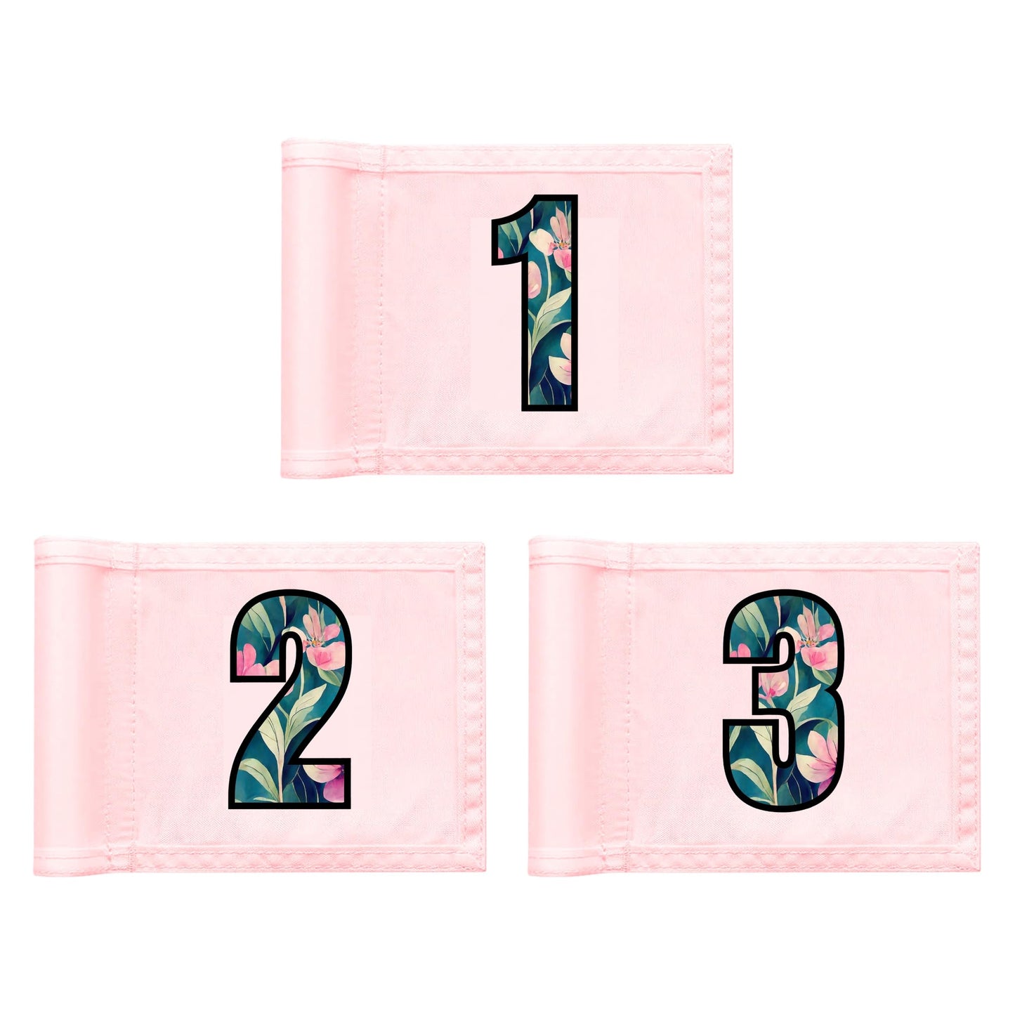 Golf Flag 8x6 Inch – 420D Nylon Double-Sided Mini Pin Flag with Tube Inset, Practice Putting Green Flags for Yard (The Open-Inspired)