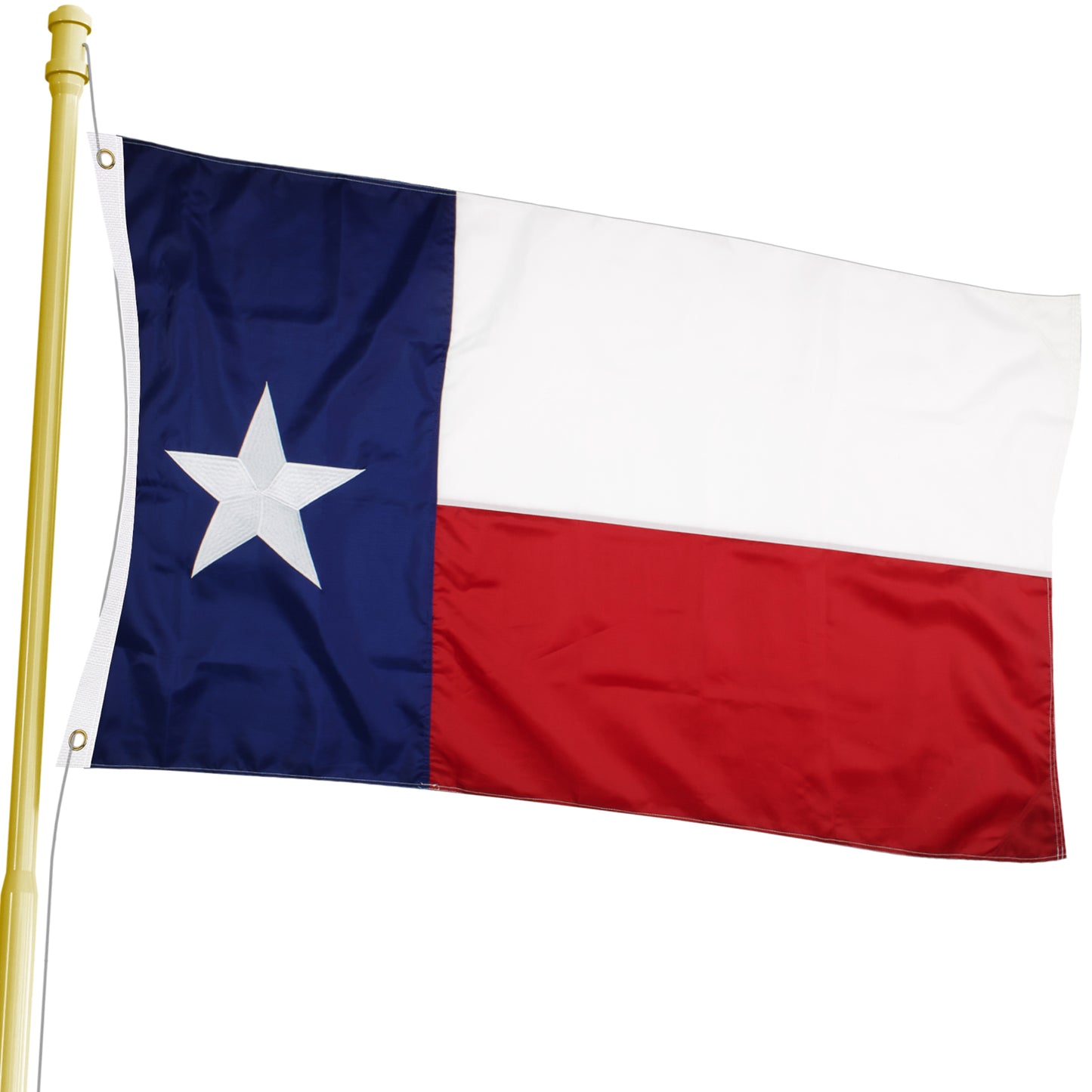 State of Texas Flag 3x5 ft Embroidered Outdoor Heavy Duty Flags Durable Double Stitched UV Protected
