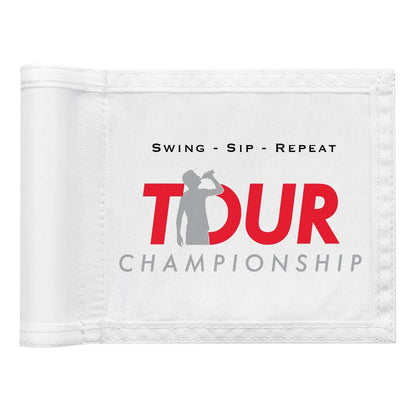 Golf Flag 8x6 Inch – 420D Nylon Double-Sided Mini Pin Flag with Tube Inset, Practice Putting Green Flags for Yard (The Open-Inspired)