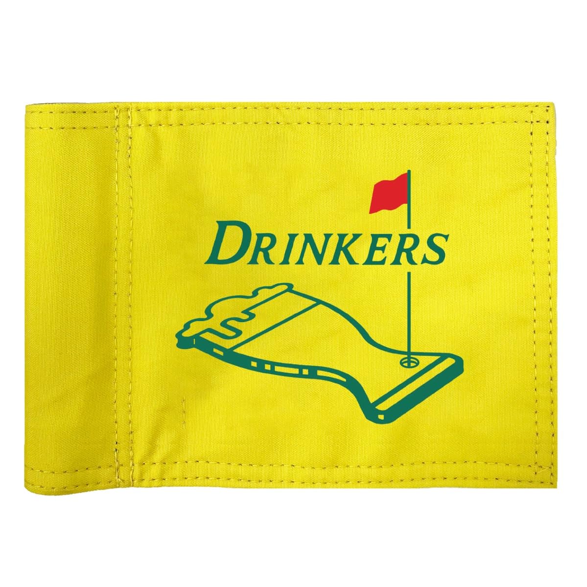 Golf Flag 8x6 Inch – 420D Nylon Double-Sided Mini Pin Flag with Tube Inset, Practice Putting Green Flags for Yard (The Open-Inspired)