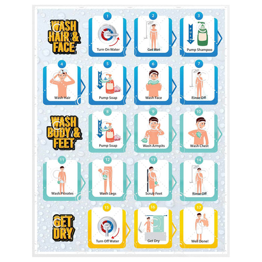 Shower Routine Chart
