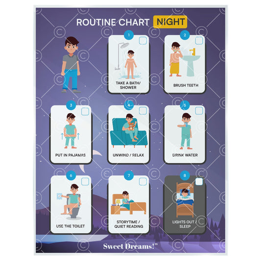 Night Routine Chart
